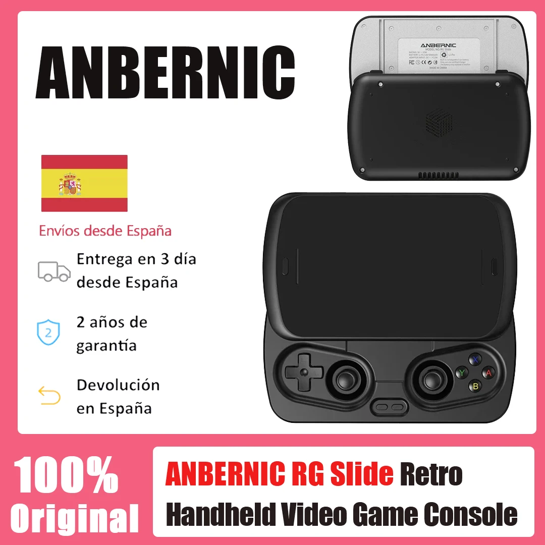 ANBERNIC RG Slide Android Handheld-Spielekonsole 4,7-Zoll LTPS Transparenter Bildschirm 1280*960 Retro-Videospiel-Player Image