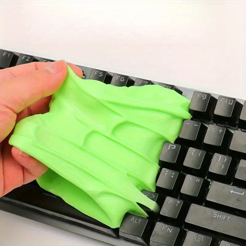 [Wiederverwendbares Auto-Reinigungsgel] Wiederverwendbares Auto-Reinigungsgel für das Auto, geeignet für Detail-Set, Innenreinigung, Tastatur, Lüftungsschlitze, Auto Image