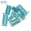1 teile/los 14 16 18 20 24 28 32 40 P Pin 2,54 MM Grün DIP Universal ZIF IC Sockel test Solder Typ IC schloss sitz zif sockel