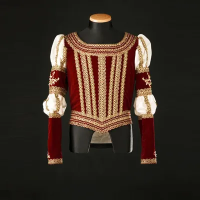 Tudor elisabethanische edle Jacke, historische Renaissance, viktorianisch, königlicher Hofprinz, Hochzeitsuniform, Theater-Musical-Show-Kostüm Image