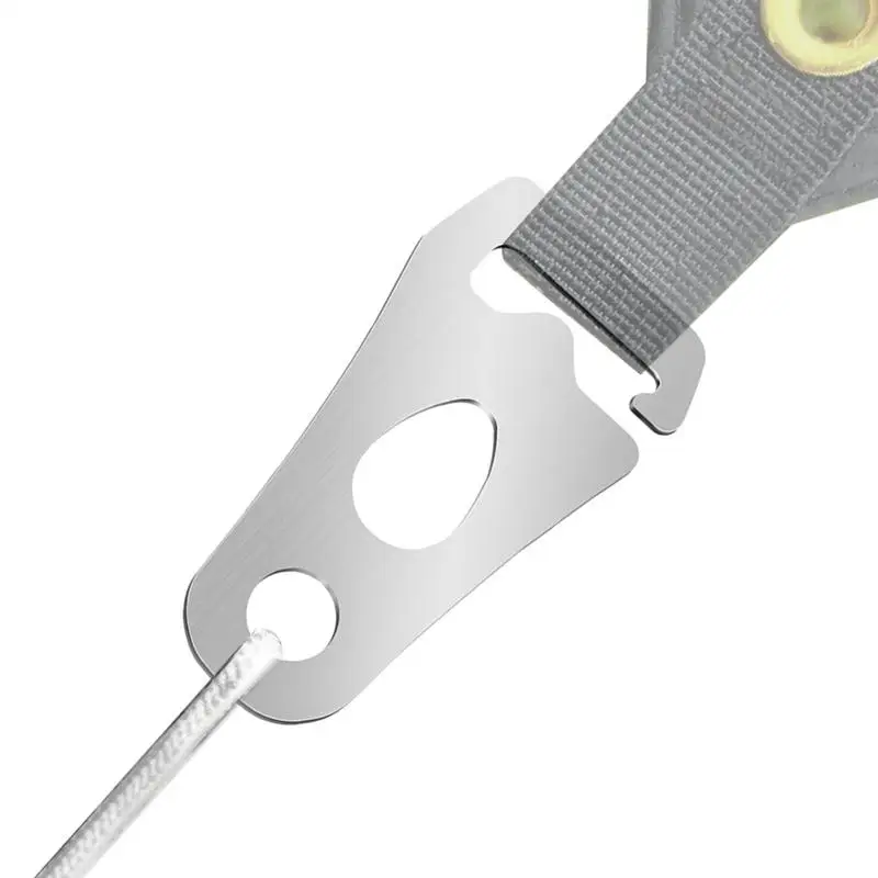 1pc Schnur Spanner Zelt Wind Seil Schnalle Binden Seil Karabiner Clip Verschluss Camp Zelt Seil Schnalle Verschluss Seil Spanner Image