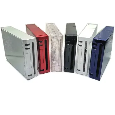 Full Case Cover Housing Shell With Button for Nintendo Wii With Retail Packing Transparent Housing Case Shell for Wii Console ok