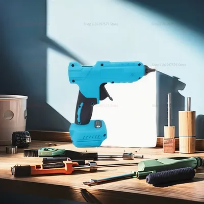 Cordless Electric Hot Melt Glue Gun 11mm Glue Stick Welding Gun Compatible with Makita 18V Battery No Battery Included Perfect