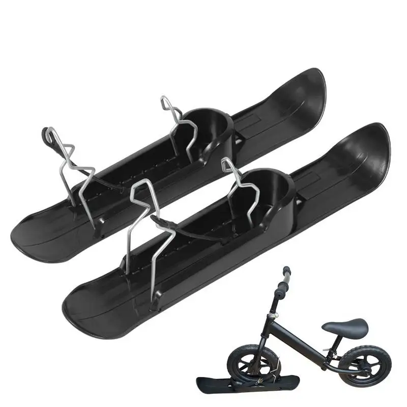 Winter Radfahren Skifahren Schlitten Set Fahrrad Snowboard Balance Radfahren Schnee Ski Roller Schnee Schlitten Bord Baby Kinderwagen Gehhilfen
