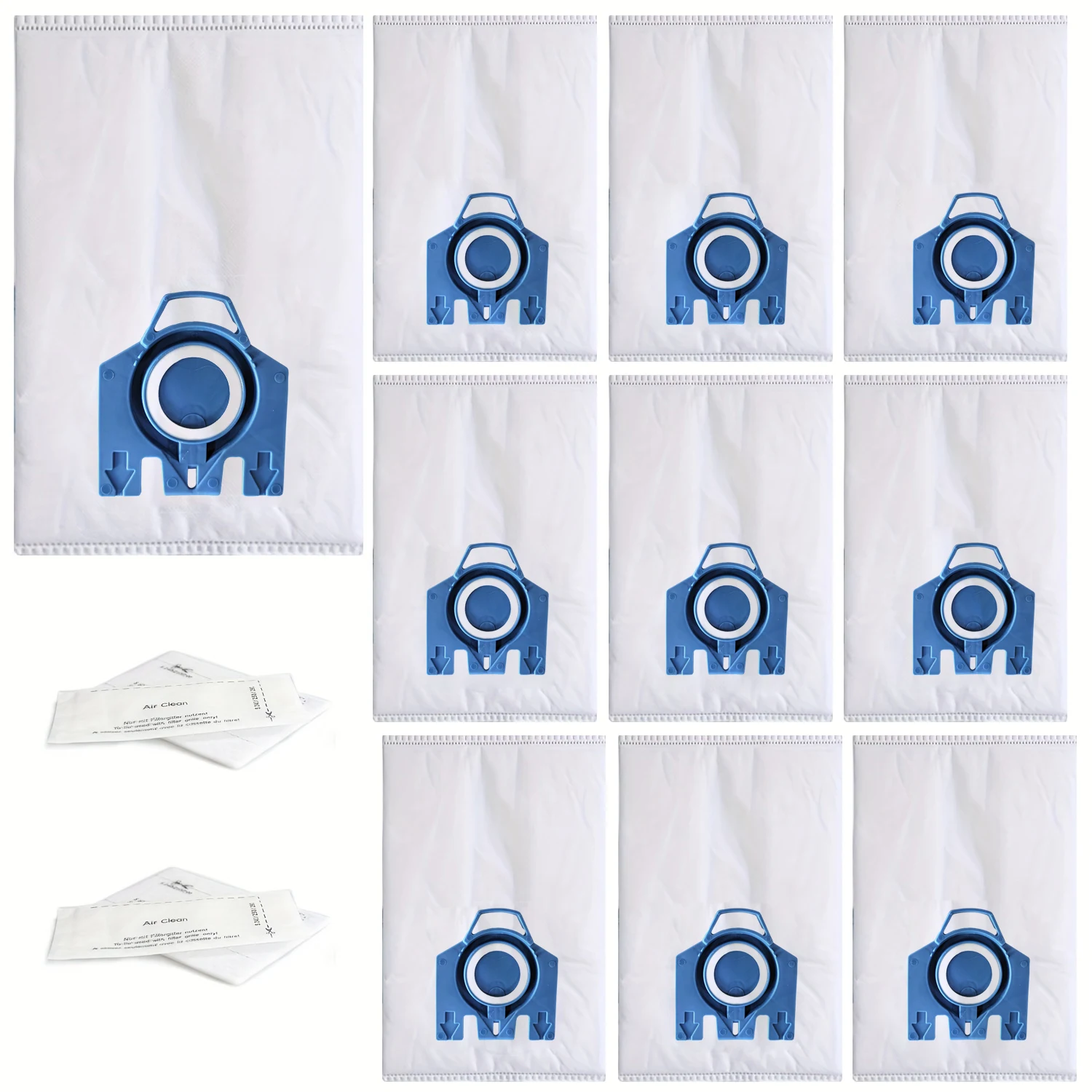 10er-Pack Staubsauger-Ersatzbeutel GN, kompatibel mit Classic C1 C2 C3 Complete C2 C3 S2 S5 S8 Serie S227 S240 S270 Image