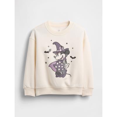 Gap White Minnie Mouse Disney Vintage Soft Halloween Sweatshirt (6mths-5yrs)