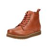 Schnürstiefelette ANDREA CONTI "Andrea Conti Stiefelette Leder", Damen, Gr. 41, braun (kastanie), Leder, casual, Schuhe