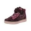 Sneaker RICOSTA "Ricosta Sneaker Veloursleder", Gr. 31, rot (merlot), Veloursleder, casual, Schuhe