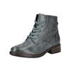 Schnürstiefelette JOSEF SEIBEL "Josef Seibel Stiefelette Leder", Damen, Gr. 38, blau (azur), Leder, casual, Schuhe