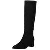 Stiefel HÖGL "Högl Stiefel Veloursleder", Damen, Gr. 38, schwarz, Veloursleder, casual, Schuhe