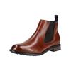 Stiefelette BUGATTI "bugatti Stiefelette Leder/Textil", Herren, Gr. 45, braun (cognac), Leder, Textil, casual, Schuhe