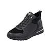 Sneaker REMONTE "Remonte Sneaker Leder", Damen, Gr. 38, schwarz (schwarz, schwarz), Leder, casual, Schuhe