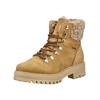 Schnürstiefelette IMAC "Imac Stiefelette Nappaleder", Damen, Gr. 38, braun (camel), Nappaleder, casual, Schuhe