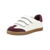 Sneaker STEVE MADDEN "STEVE MADDEN Sneaker Veloursleder", Damen, Gr. 38, rot (beige, rot), Veloursleder, casual, Schuhe
