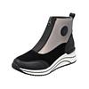 Stiefelette REMONTE "Remonte Stiefelette Lederimitat", Damen, Gr. 37, schwarz (schwarz, silber), Lederimitat, casual, Schuhe