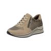 Sneaker RIEKER "Rieker Sneaker Lederimitat", Damen, Gr. 39, braun, Lederimitat, casual, Schuhe