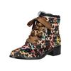 Schnürstiefelette LAURA VITA "LAURA VITA Stiefelette Textil", Damen, Gr. 37, braun (camel), Textil, casual, Schuhe