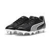 Fußballschuh PUMA "KING PRO MxSG Fußballschuhe Erwachsene", Gr. 48, schwarz, weiß cool schwarz gray, Obermaterial: Synthetik; Futter: Textil, Synthetik; Innensohle: Textil; Laufsohle: Synthetik, Schuhe