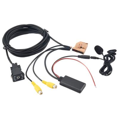 12V mmi 2G Auto Bluetooth aux Kabel Adapter Musik Audio Mic für A6 A8 2006-2008 J523 Nur AV1 AV2 Image