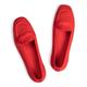 Frank Mully Womens Square Toe Loafers Comfortable Office Work Shoes Cute Penny Loafers Slip On Walking Driving, red, 3.5 UK