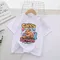Capybara Child Cotton T-shirt Cartoon Capibara Birthday Numbers Print Tees Boys Girls Kawaii Summer Casual Tops Birthday Gifts