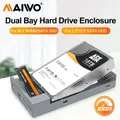 Custodia SSD MAIWO M.2 NVMe NGFF Custodia SSD portatile M.2 PCIe da 10 Gbps Custodia HDD di archiviazione esterna da 2,5 "3,5" per custodia USB C PC portatile