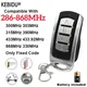 Telecomando multifrequenza per garage 286 MHz-868 MHz Trasmettitore wireless per controllo cancello multimarca 433 MHz 315 MHZ 868 mhz Portachiavi
