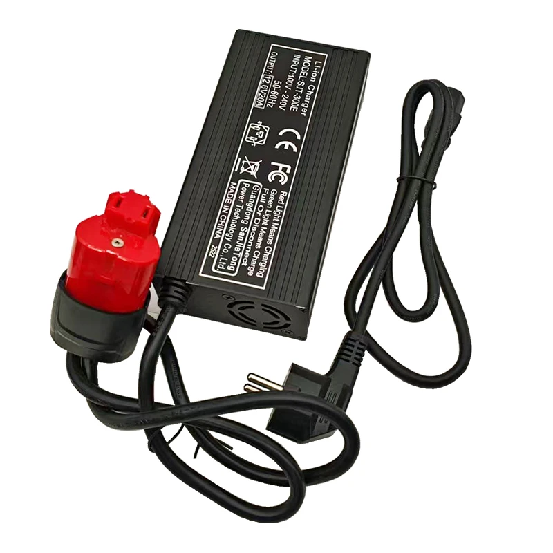 For M12 Li-ion Battery Accessories For Milwaukee 12V Lithium Power Tools Adapter AC 110V 220V Power Supply Converter Transformer