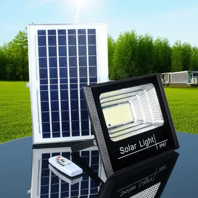 Solar Flood Lights 54-362LED Remote Control Solar Powered Spotlight Outdoor Waterproof IP67 Villa Street Light Adjustable Angle