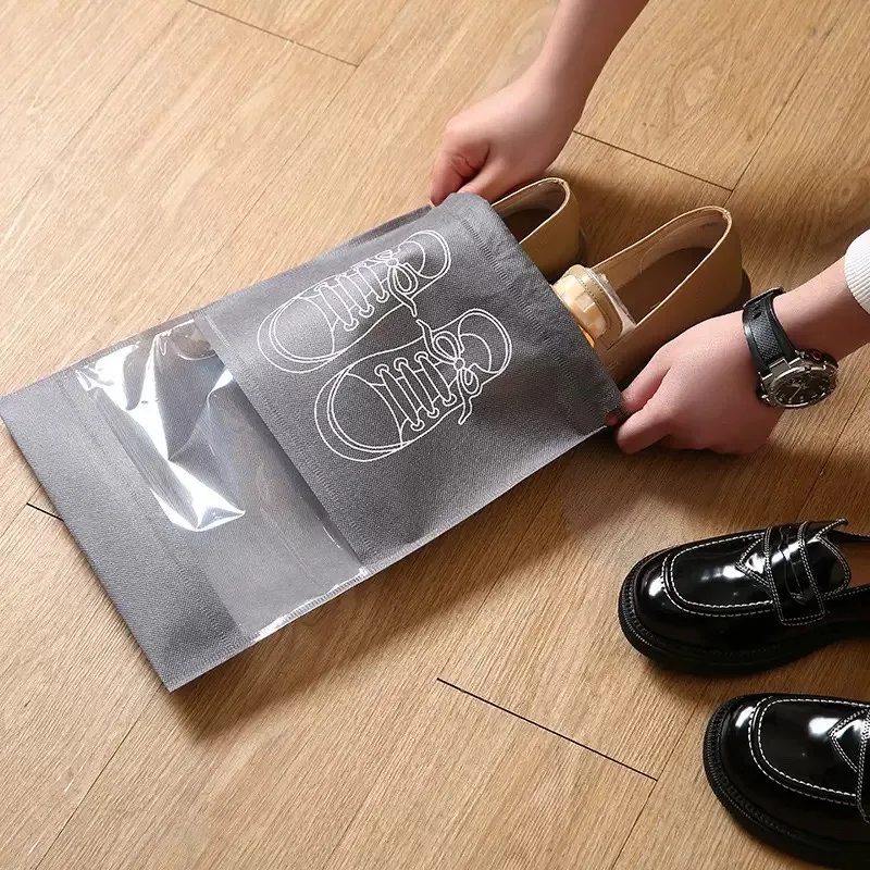 1/3/5PCS Schuhe Lagerung Organizer Taschen Vlies Schuh Staub Taschen Tragbare Reise Schuh Tasche schuhe Lagerung Verpackung Beutel Organisatoren