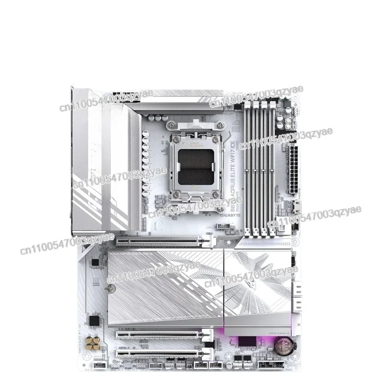 AM5-Motherboard ATX White Ice Sculpture B850 A ELITE WIFI7 ICE D5 unterstützt COM DDR4 Maximal 64 GB Speicher Windows11 Image