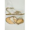 Tommy Hilfiger Damen Sandale, Gr. 37, gelb, kein Etikett