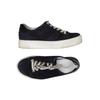 Semler Damen Sneakers, Gr. 4.5, marineblau, Leder