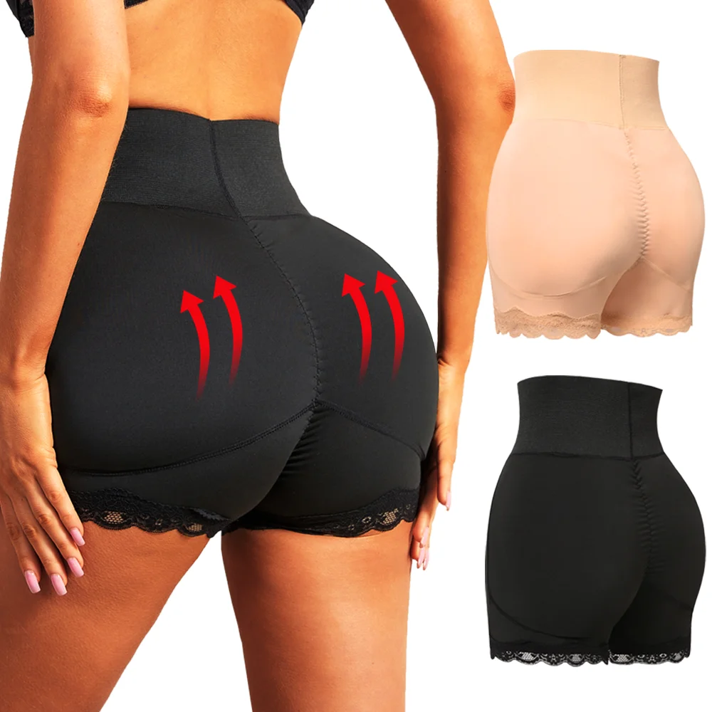 Gesäß gepolsterte Hüfte Enhancer Höschen Gesäß gepolsterte Unterhose Body Shaper Sexy Big Booty Sanduhr Shapewear Fake Ass Korsett Slips Image