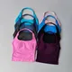 Collo con scollo all'americana antiurto Sport palangari con spalline Top con scollo all'americana Supporto medio Yoga Allenamento in palestra Reggiseno sportivo fitness senza cuciture