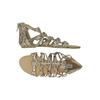 Steve Madden Damen Sandale, Gr. 42, beige, kein Etikett