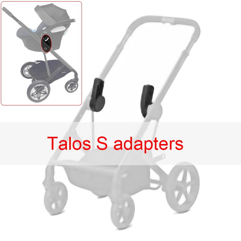 Kinderwagen-Adapter für Cybex Balios/Talos S Lux Buggy und Aton Cloud Q/Z/T Maxi-Cosi Autositz-Konverter, Kinderwagen-Zubehör