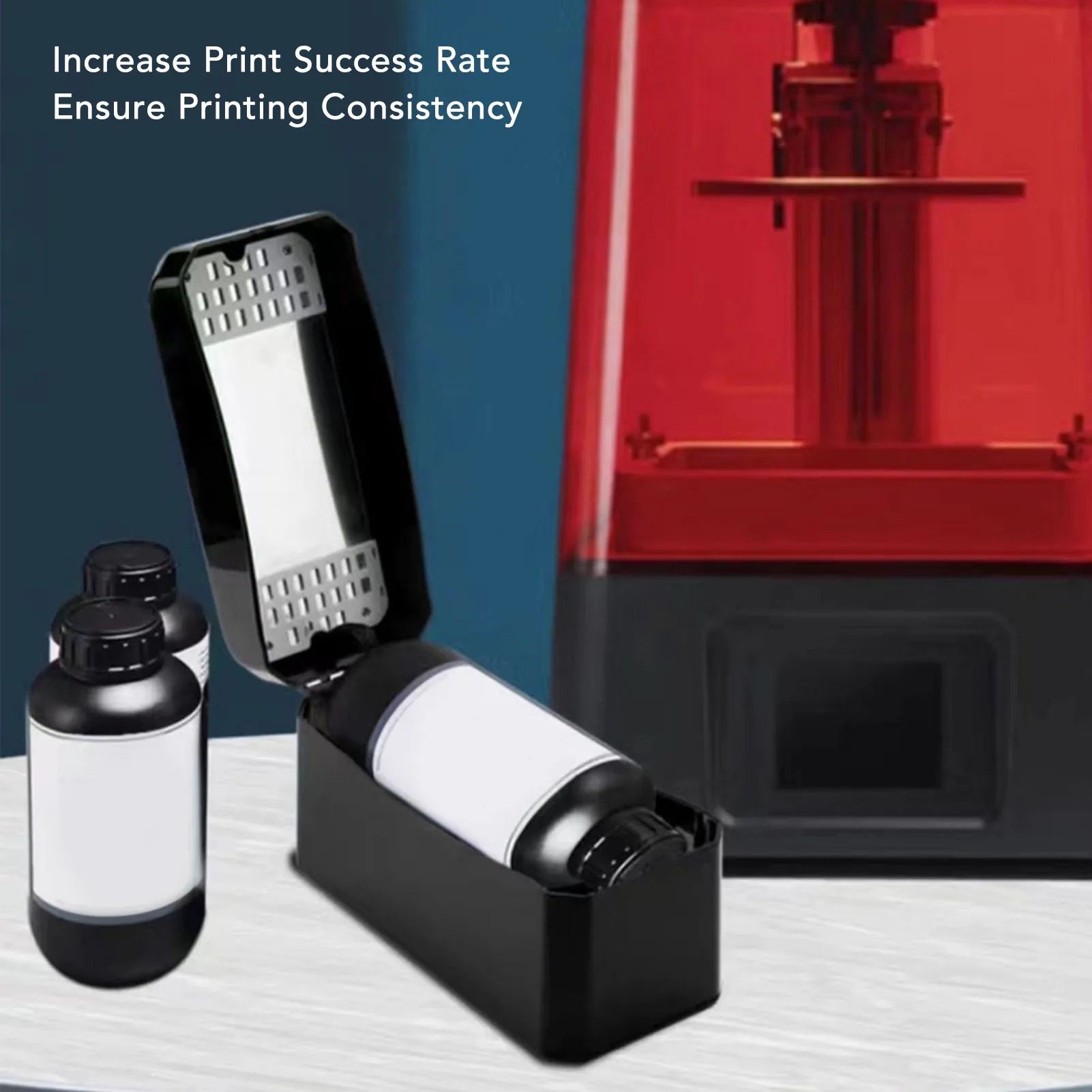 Harzmischheizung, Vorwärts- und Rückwärtsdrehung, lichtempfindlicher Harzmischer, gleichmäßige Schüttel-Surround-Heizung, 48 W, für 250 g, 500 g, 1000 g Image