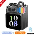 Altoparlante Bluetooth wireless RGB da 32 GB Touch screen LCD a colori Altoparlante Bluetooth meccanico in metallo Supporto sveglia calendario