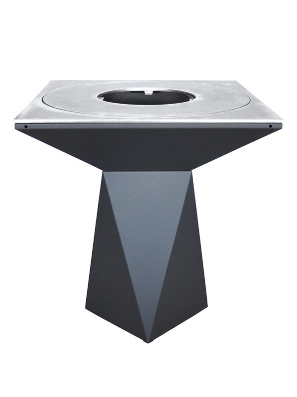 OutInFire Gartenfeuerstelle, Grill mit Wok-Loch und Stahlbeinen - G1 Graphit Image