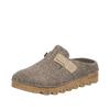 Clog RIEKER, Damen, Gr. 41, beige, Textil, casual, Schuhe, Sabot, Hausschuh, Casual-Clog, Plateausohle, zum Schlupfen