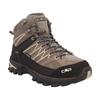 Wanderschuh CMP "RIGEL MID WMN TREKKING SHOES WP", Gr. 38, deserto, arena, Leder, sportlich, Schuhe, wasserdicht