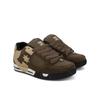 Sneaker DC SHOES "DC Command", Gr. 12(46), olive, schwarz, tan, 50.46% Leder, 49.54% Synthetikmaterial, Schuhe