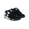 Sneaker DC SHOES "DC Command", Gr. 9,5(42,5), schwarz-weiß (schwarz, weiß), 50.46% Leder, 49.54% Synthetikmaterial, Schuhe