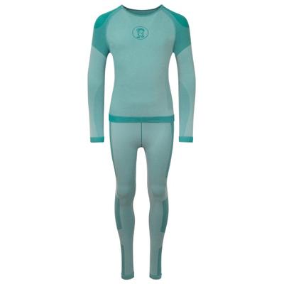 Trollkids - Kid's Hemsedal Baselayer Set - Kunstfaserunterwäsche Gr 104 türkis Image