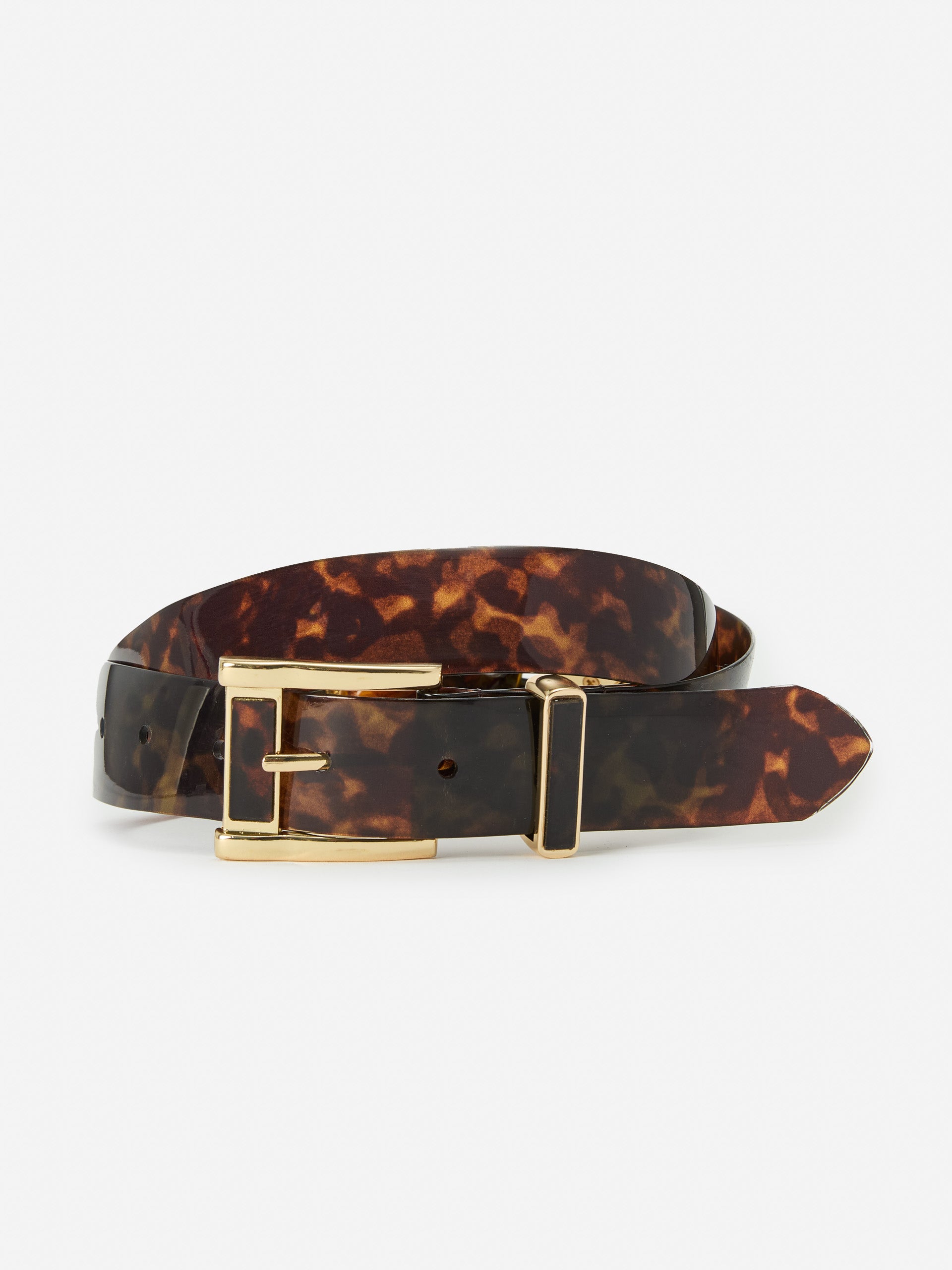 J.McLaughlin Women's Blanca Belt in Tortoise Brown, Size Large