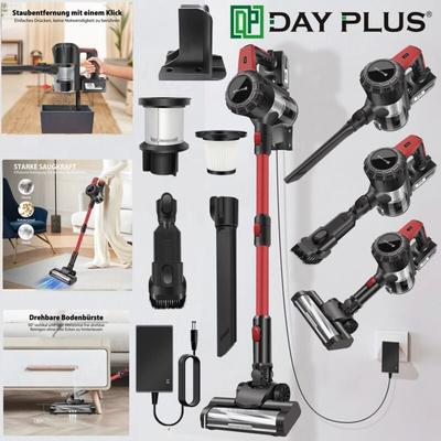 6 in 1 Akku staubsauger Kabellos Handstaubsauger beutellos Funktion Tierhaare 6000W Image