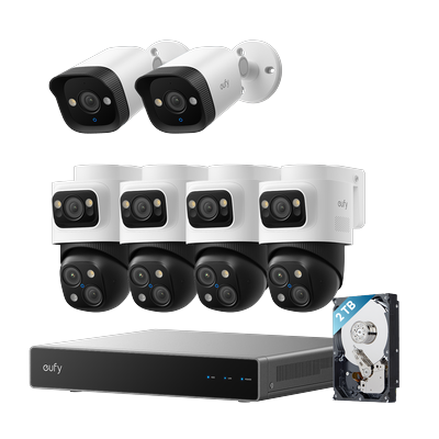 eufy PoE NVR Security System S4 Max + 2 PoE Cam E40 Add-Ons