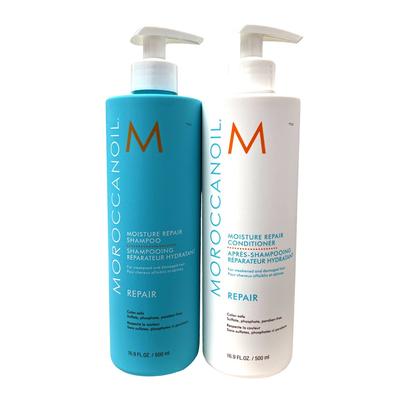 Moroccanoil 16.9Oz Moisture Repair Shampoo & Conditioner Duo