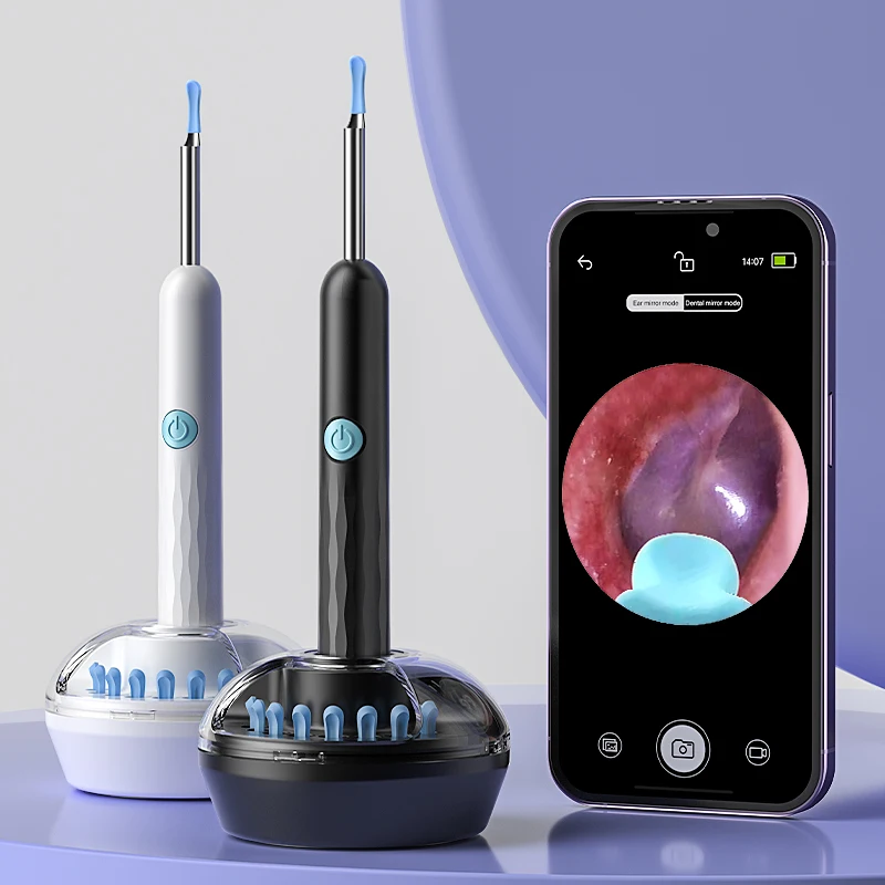 Visuelle Ohr Sticks WIFI Ohr Picker HD1080P 4 2 MM Tragbare Ohr Reiniger Kamera Endoskop 6LED Video Ohrenschmalz Entfernung ohr Löffel Fall Image